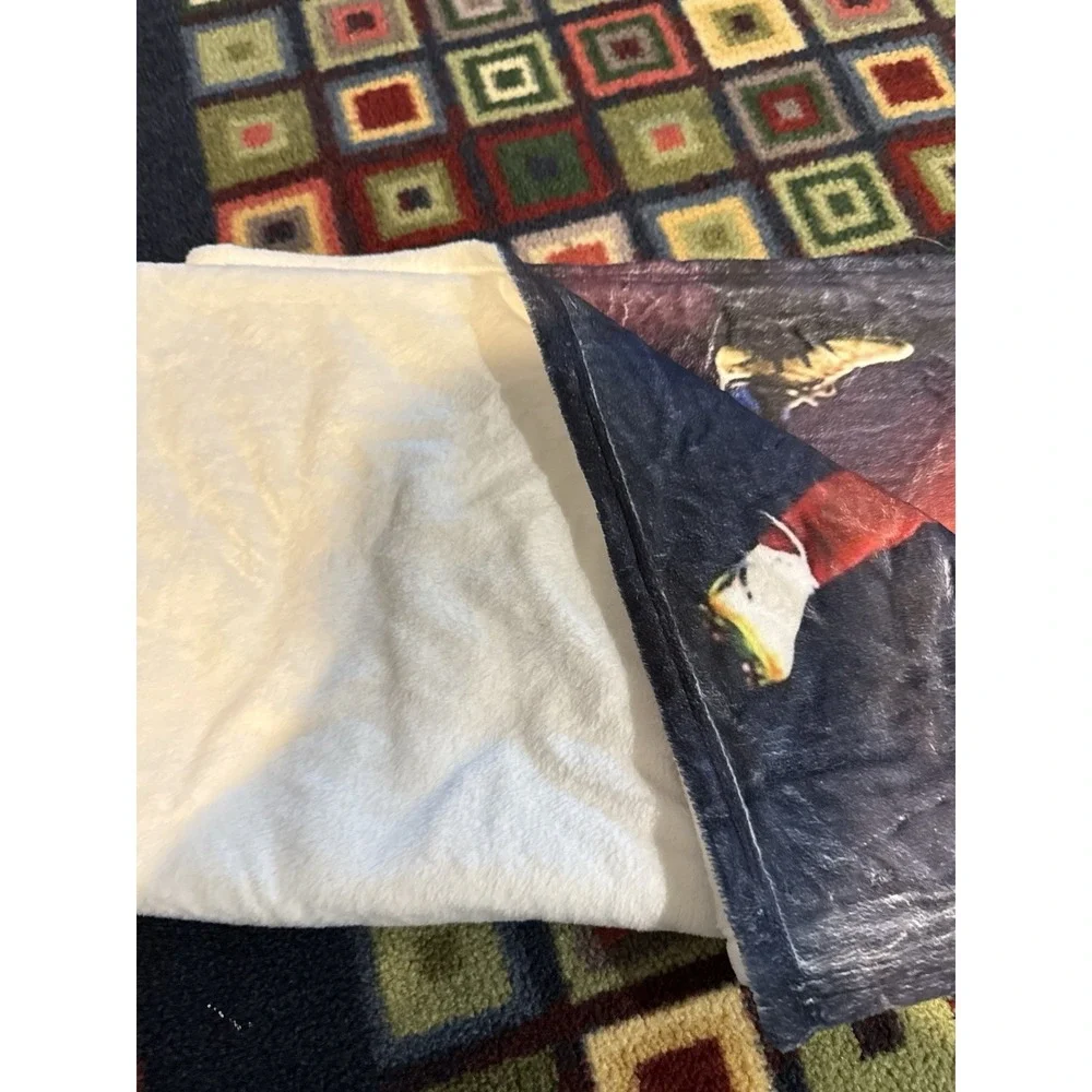 Lionel Messi blanket featuring multiple images of him in FC Barcelona 57